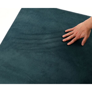 국산 천연 면원단 보드게임 매트 - 그린블루 이미지